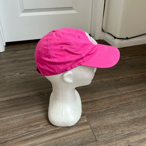 Pink Baseball Cap with Embroidered Logo - Picture 4 of 9